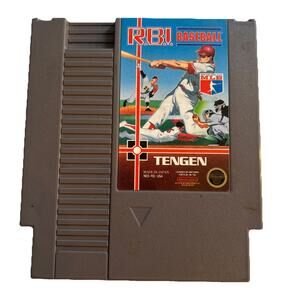 RBI Baseball (Gray Cart) - 1988 NES Nintendo Game - Cart Only